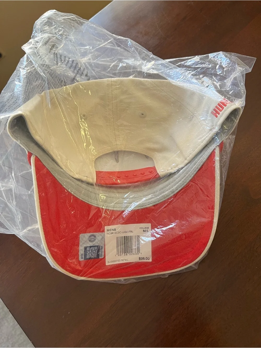 Nike Georgia Bulldogs Rise Cap Veg Rope Hat Adjustable SnapBack Cream Red NWT
